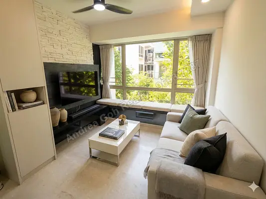 Living, garden view