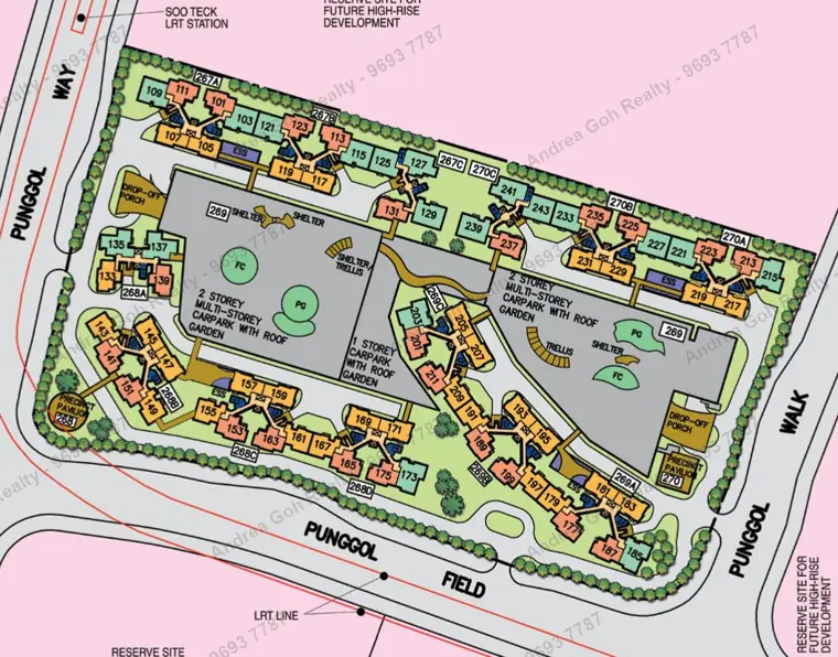 Estate site plan — Block 268B