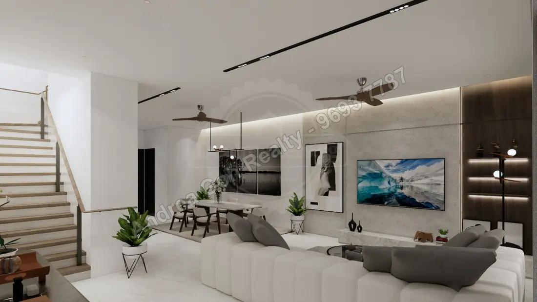 Artist's impression — living & dining